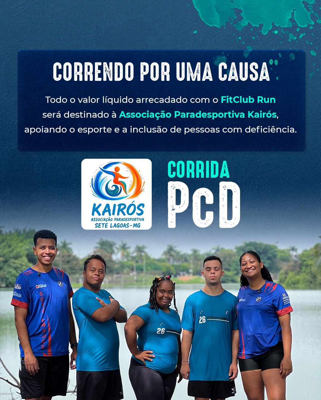 FitClub Run em apoio à Associação Paradesportiva Kairós
